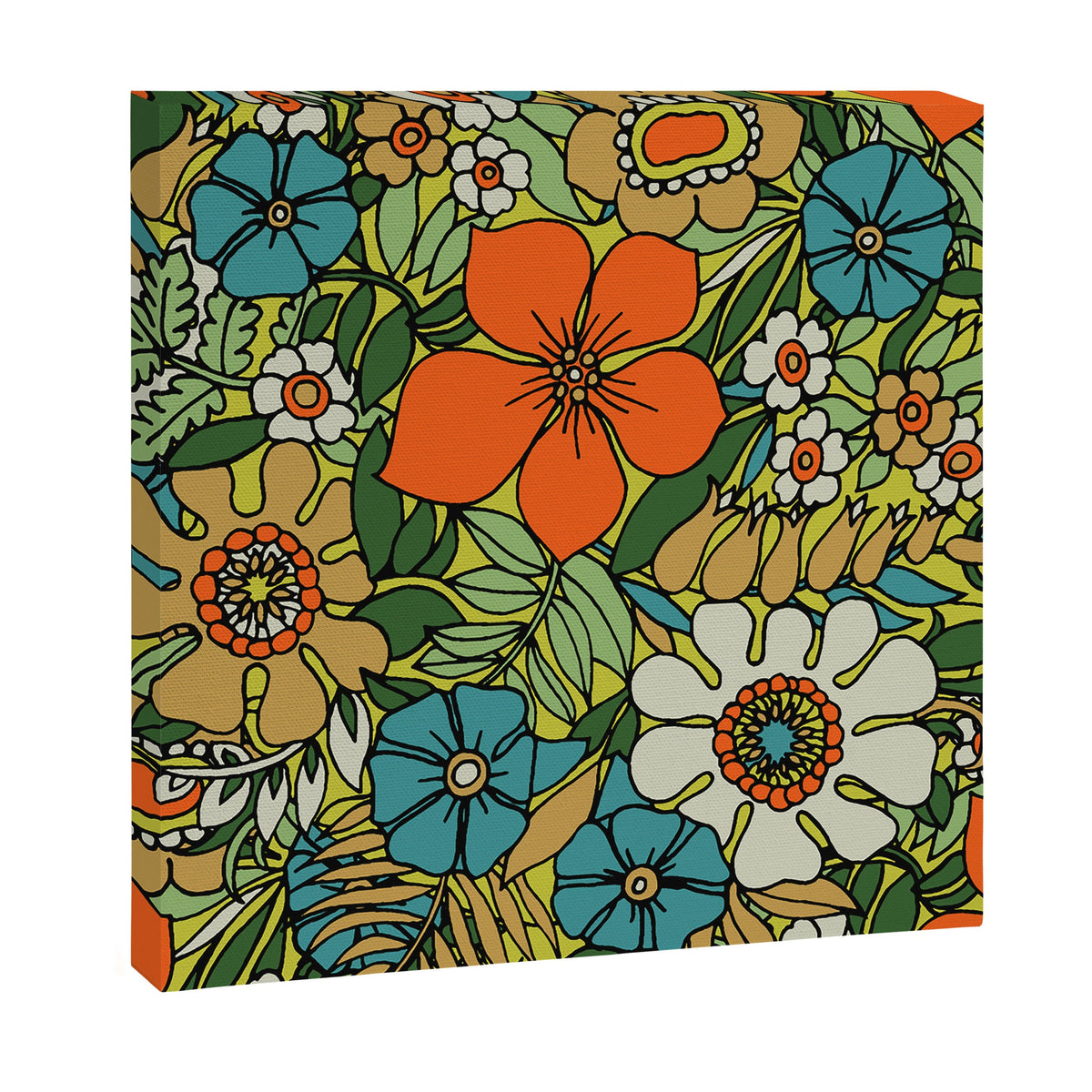 70s Plate Canvas Print