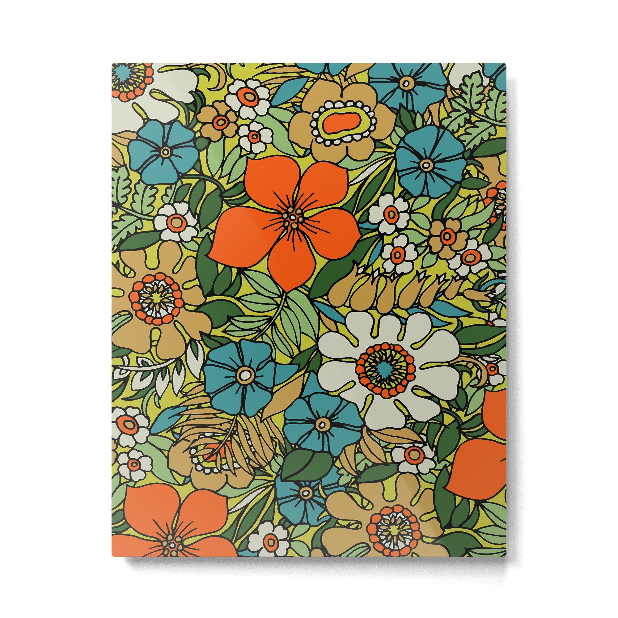 70s Plate Metal Print